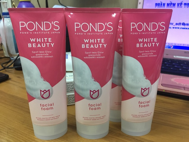 Sữa Rửa Mặt Làm Sáng Da Ponds hồng (100g)