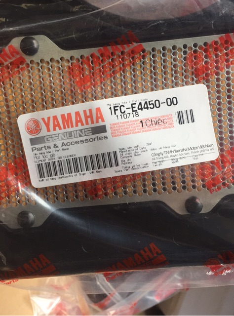 Lọc gió sirius fi YAMAHA  theo xe