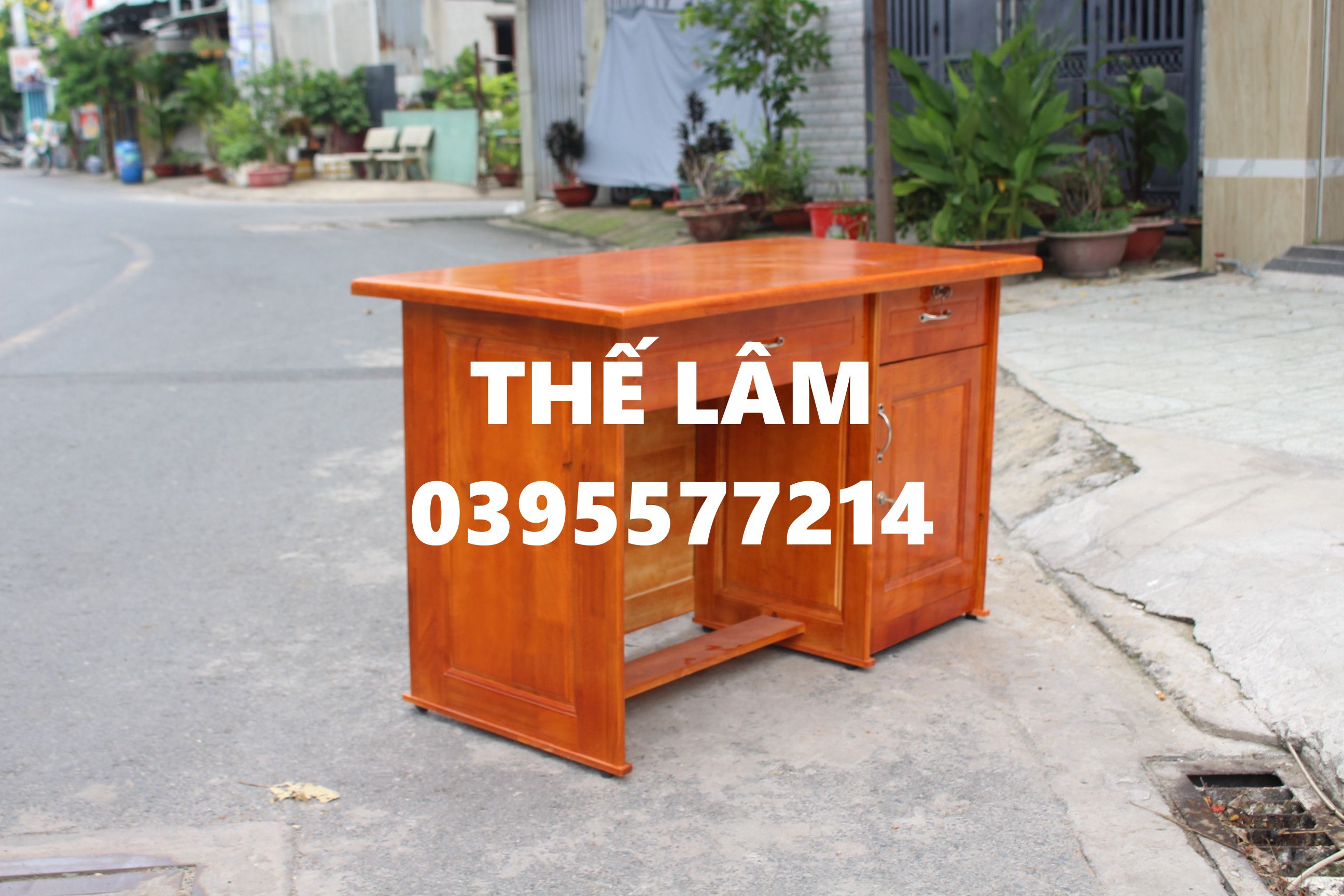 bàn làm việc gỗ tự nhiên