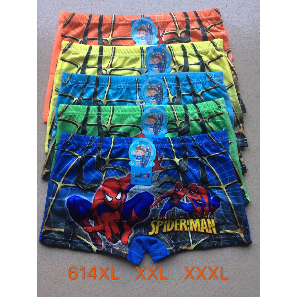 Quần sip đùi hình siêu nhân cho bé trai (XL. XXL. XXXL)