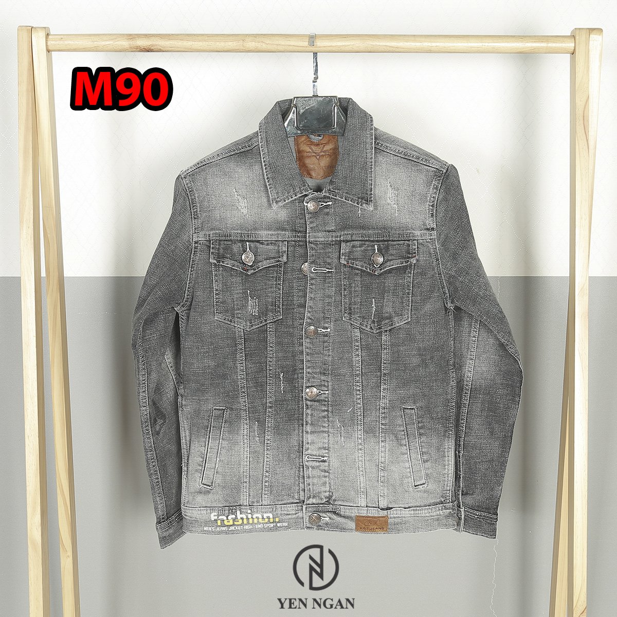 Áo khoac jeans nam cao cấp