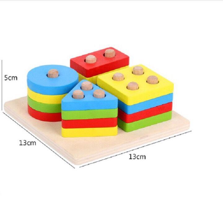 Bộ đồ chơi gỗ gồm COMBO 3 món đồ chơi gỗ cho bé