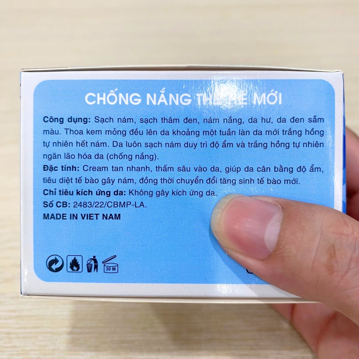Kem ngừa nám EVI (15g)