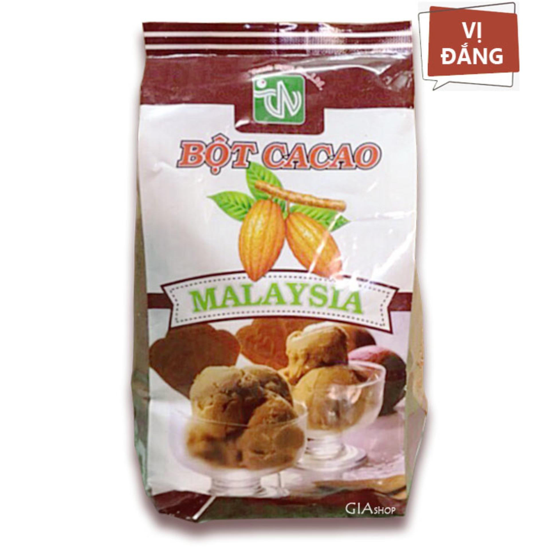 Bột cacao đắng Malaysia gói 500g - pha chế, pha sữa, trà sữa, làm bánh