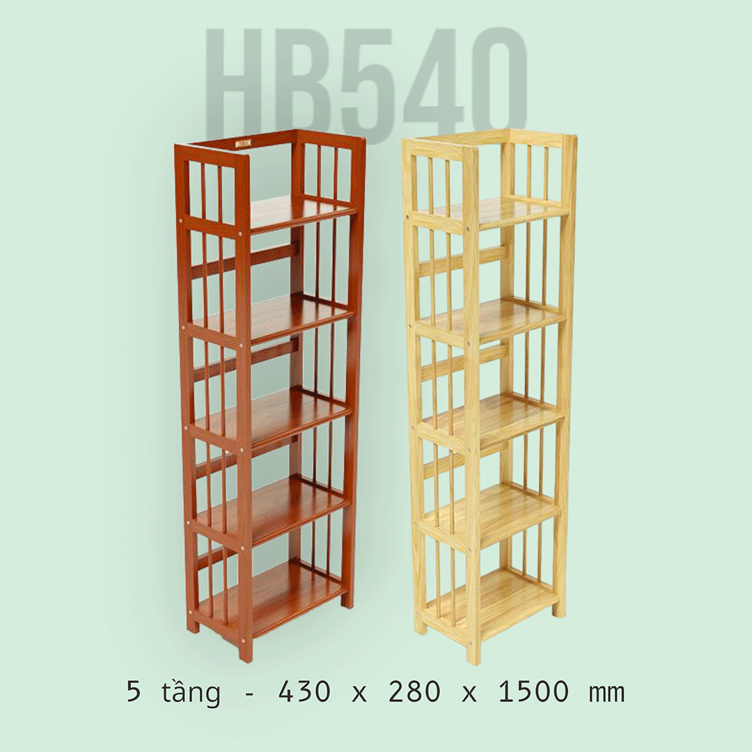 [Freeship] Kệ sách IBIE gỗ cao su tùy chọn kích thước, màu sắc, gỗ dầy chịu lực, hàng loại 1 chuẩn xuất khẩu Nhật/Hàn