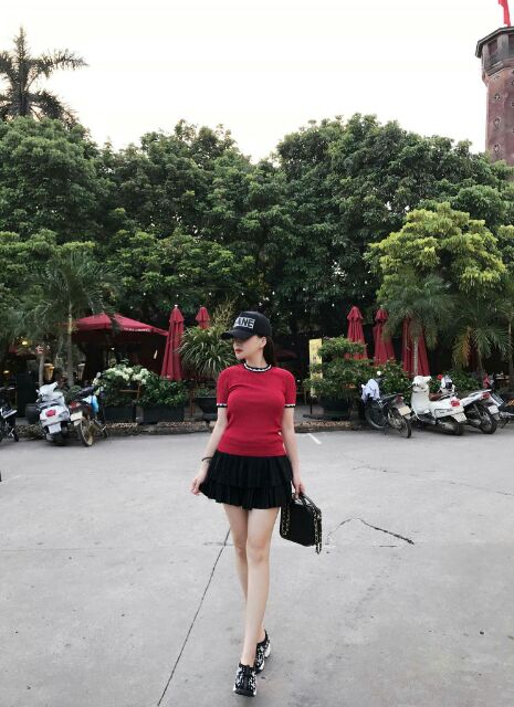 Chân váy DẬP LY 2 TẦNG