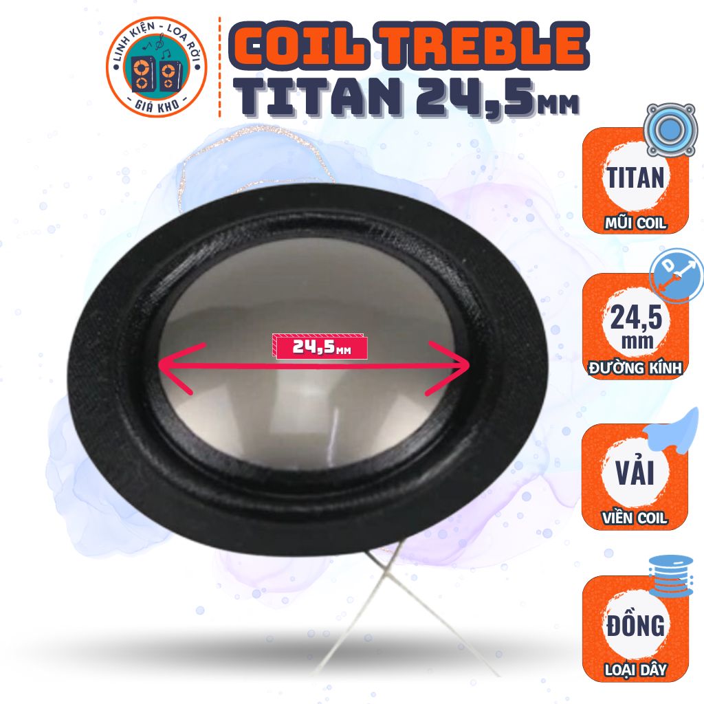 Coil Treble 24,5 & 25,5 - Coil Titan Loa Chép BMW