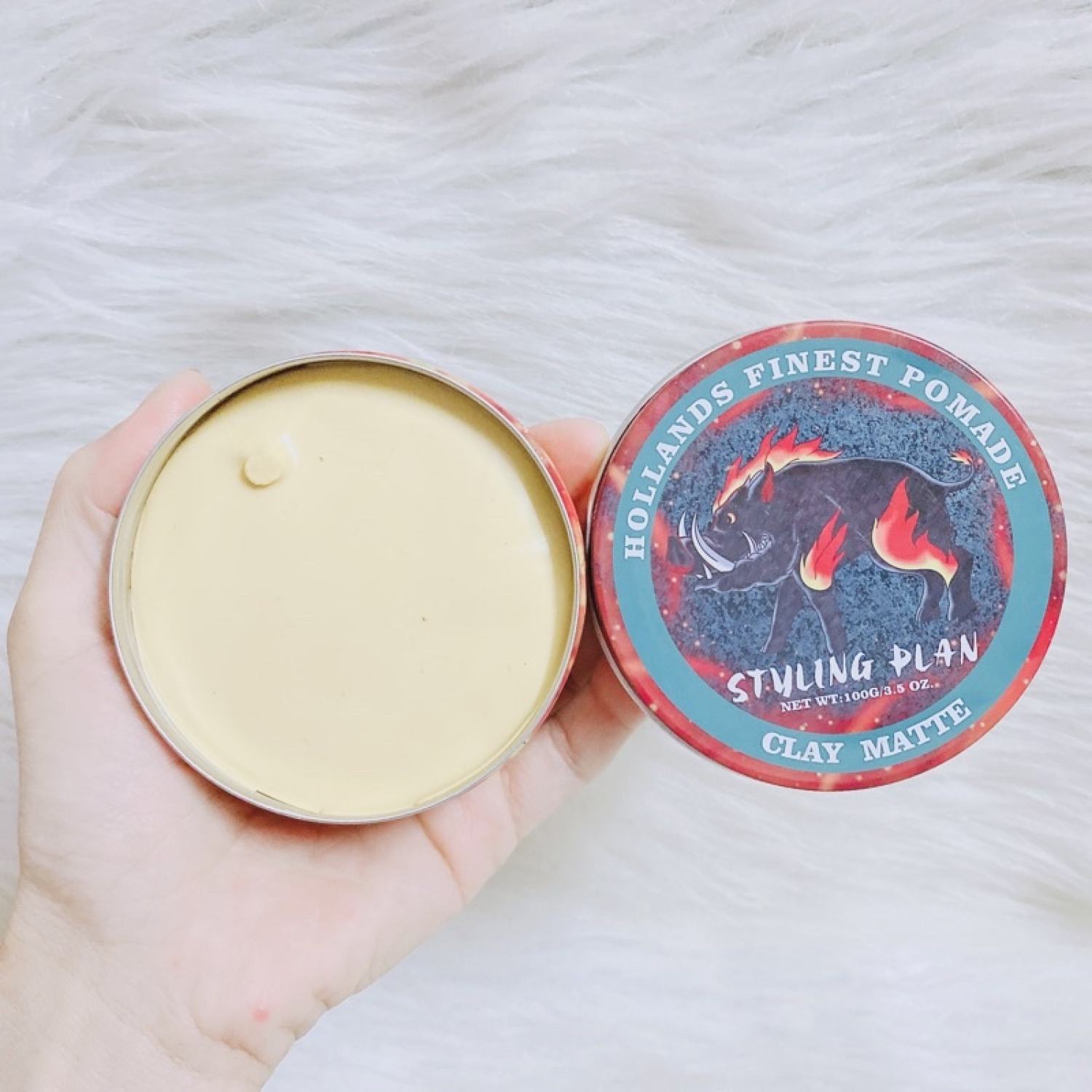 Combo sáp vuốt tóc tạo kiểu lợn rừng và gôm xịt tóc shakayi giữ nếp tốt