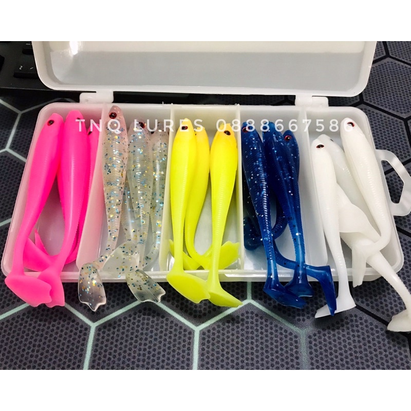 Mồi mềm câu lưỡi sắt Horai (hộp 20 con) - TNQ LURES