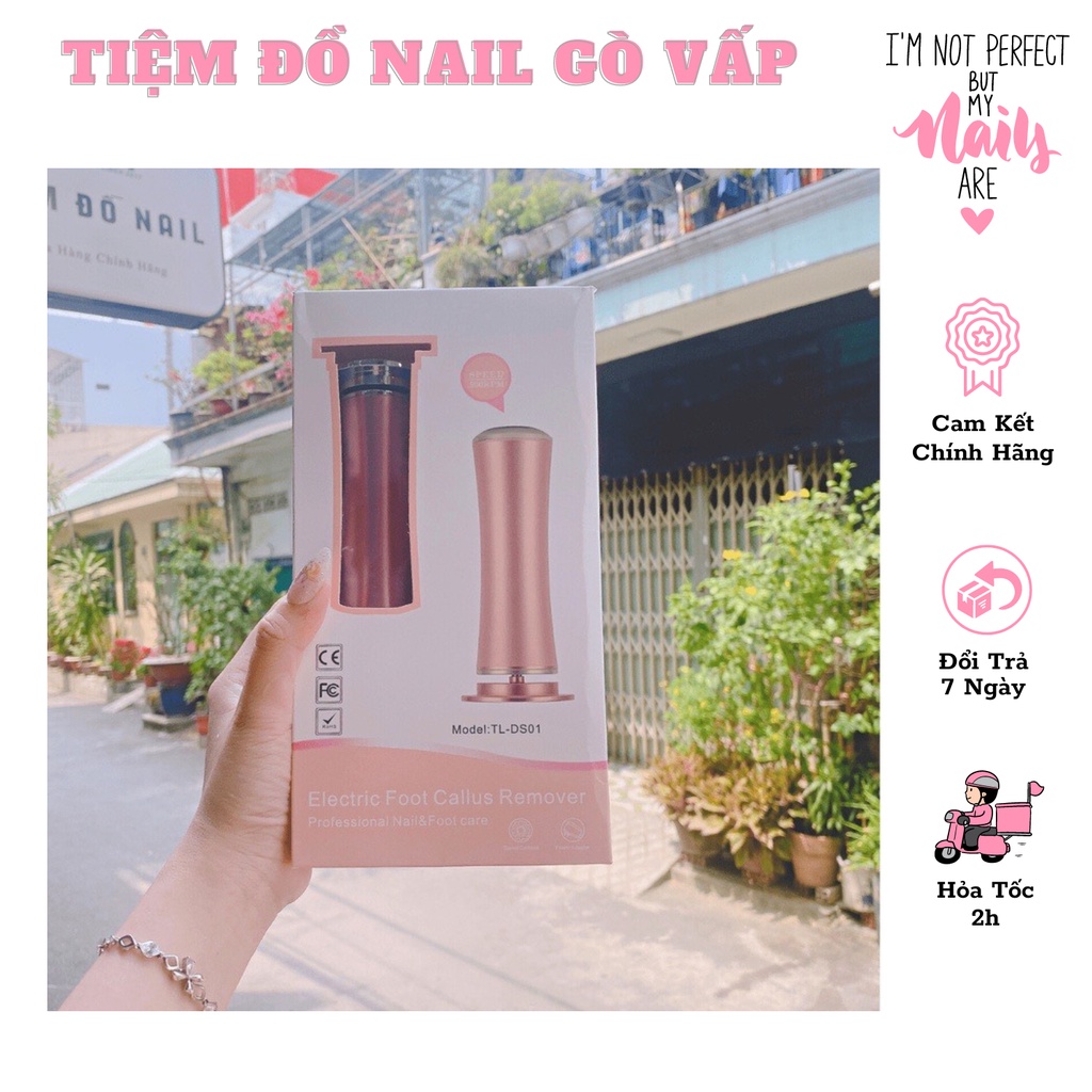 Máy Chà Gót Chân TL - DS01 ( Tặng kèm 60 miếng chà nhám )