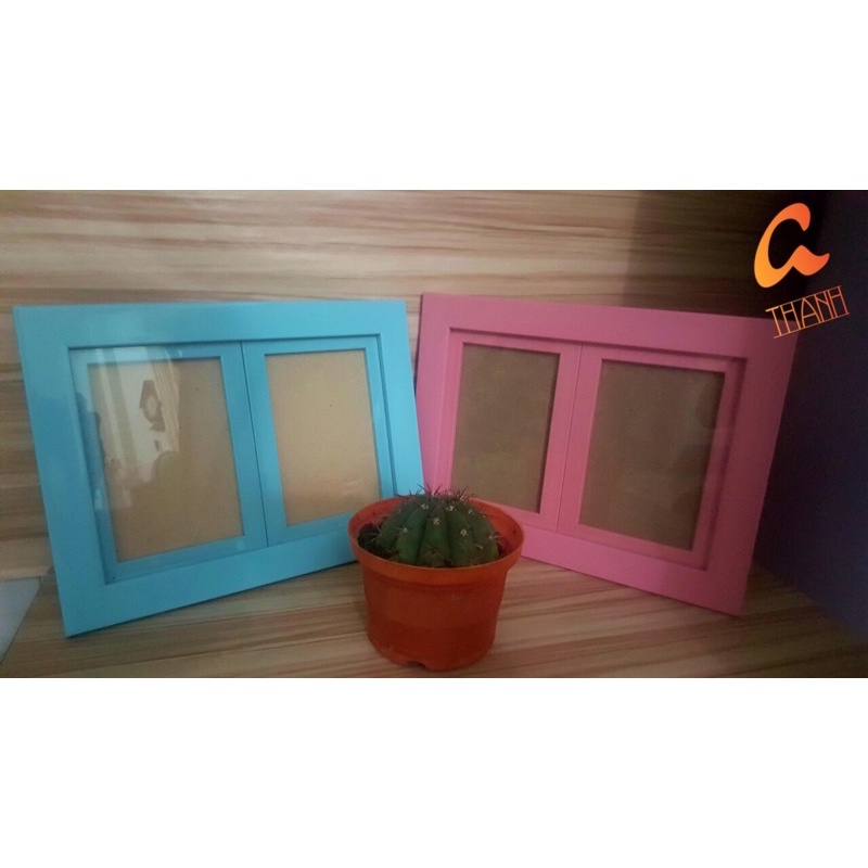 [HCM]Khung hình đôi để bàn (bỏ 2 ảnh 10x15)