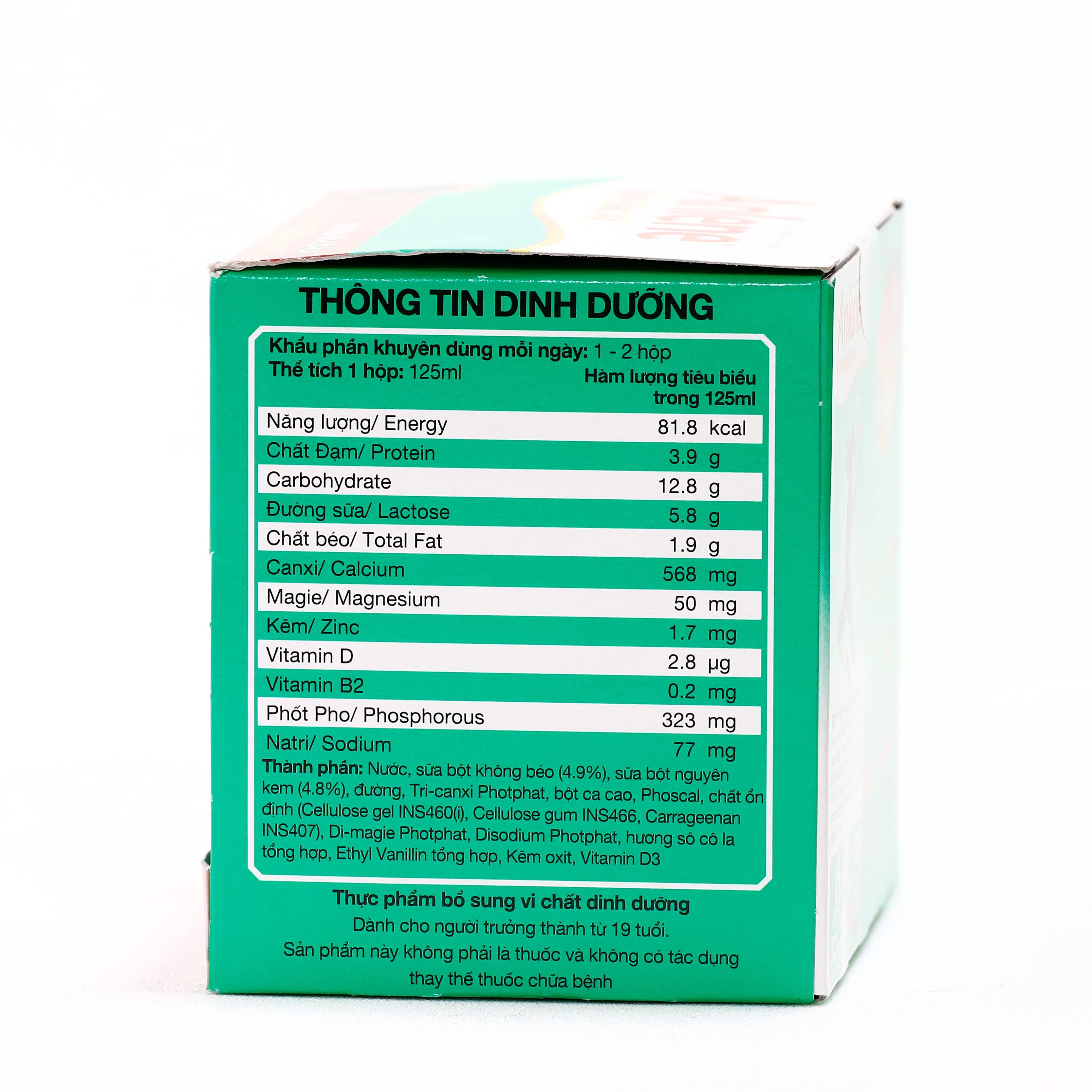 Combo 12 Lốc Sữa Nước Anlene Ít Béo Hương Sôcôla 500ml (Nguyên Thùng)