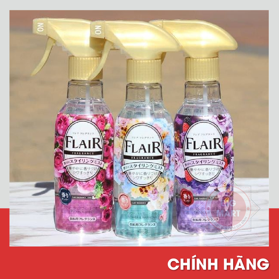 XỊT THƠM VÀ LÀM PHẲNG QUẦN ÁO KAO 270ml
