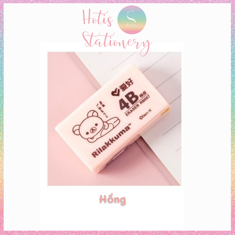 Gôm tẩy chì 4B in hình gấu xinh xắn