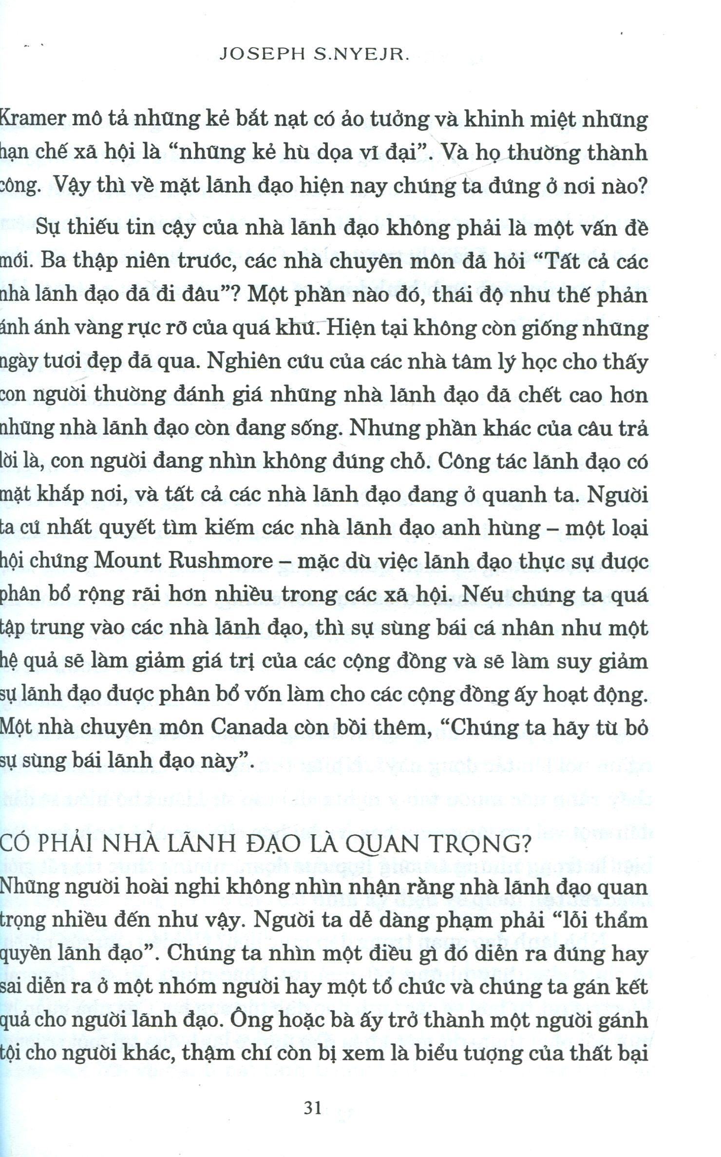 Quyền Lực Để Lãnh Đạo