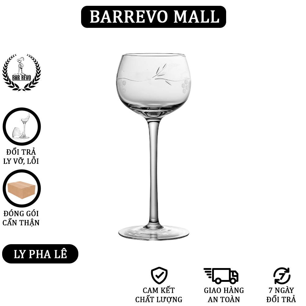 Crystal Coupe Highfoot Cocktail glass - Ly Thủy Tinh - Ly Cocktail