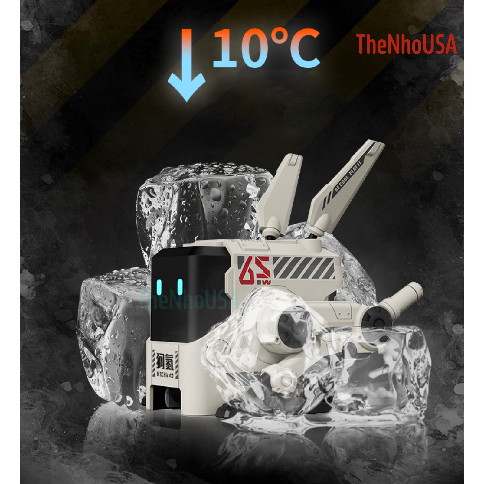 [Chính hãng] Củ sạc nhanh GravaStar Alpha A65 65W 3 cổng 2C1A PD/PPS/QC/FCP/PE