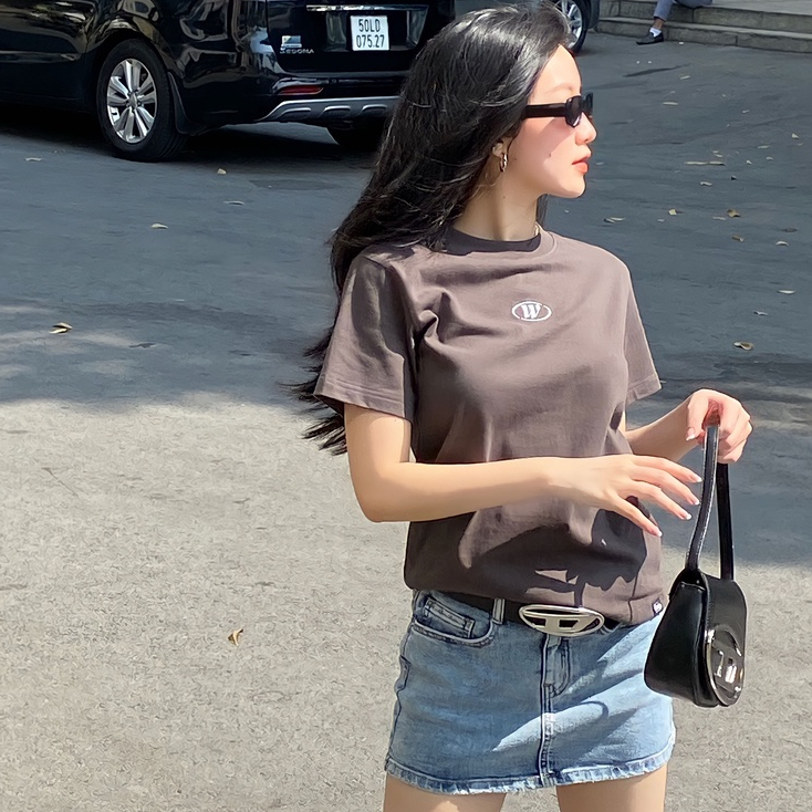 [Nhập LazXuHuong02 - giảm 25k đơn từ 199k] Áo thun BABYTEE LOGO W - Whattowear