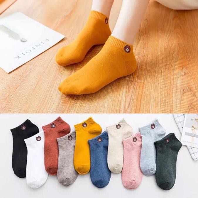 Tất Len Cổ Ngắn Hình Thú (Giao màu ngẫu nhiên)