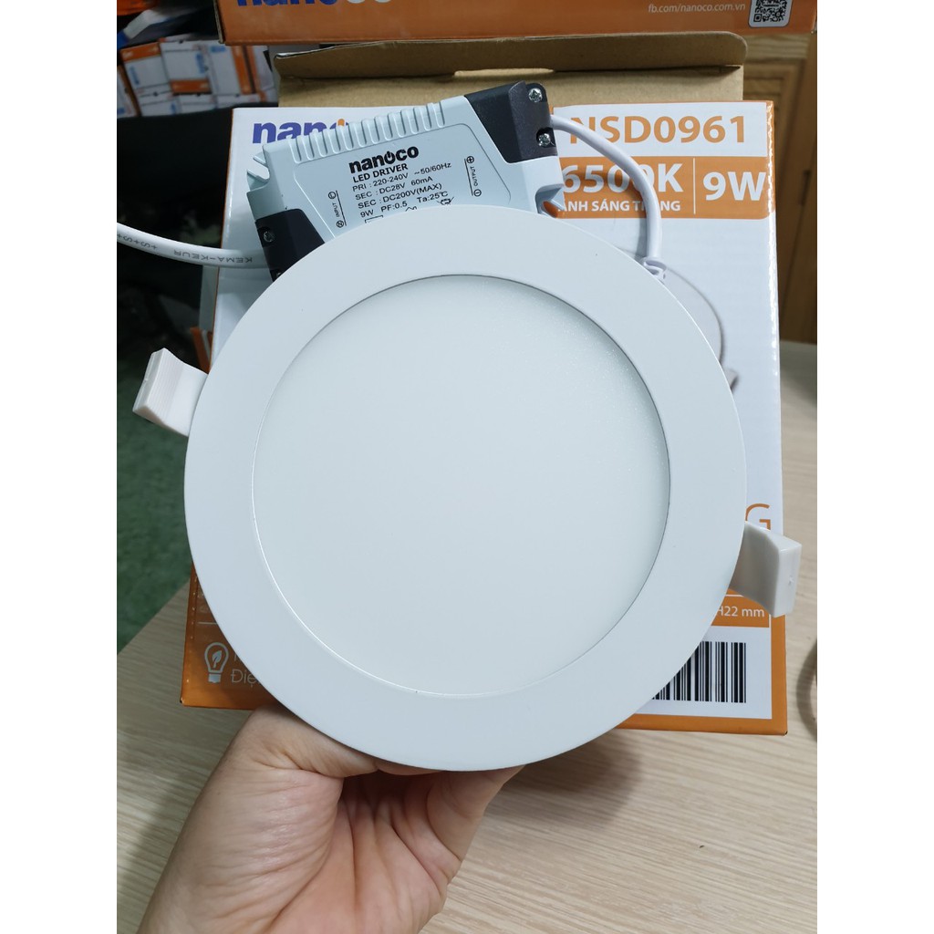 [HCM]Đèn Led Downlight âm trần Nanoco 6w NSD066( ánh sáng trắng )