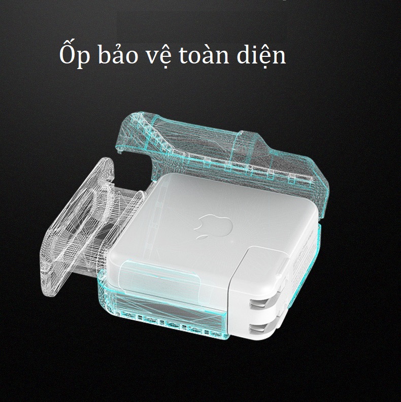 Ốp bọc bảo vệ sạc Macbook đa năng 3 trong 1