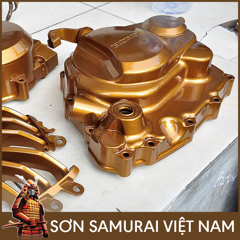 Sơn samurai màu đồng - Chai sơn EP41 vàng đồng sơn xịt samurai