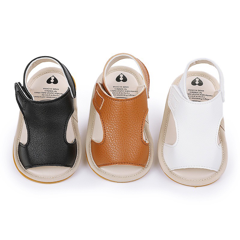 Dép  SANDAL  DA MỀM TẬP ĐI ĐẾ KÉP CHO BÉ ( KÈM QUÀ TẶNG )