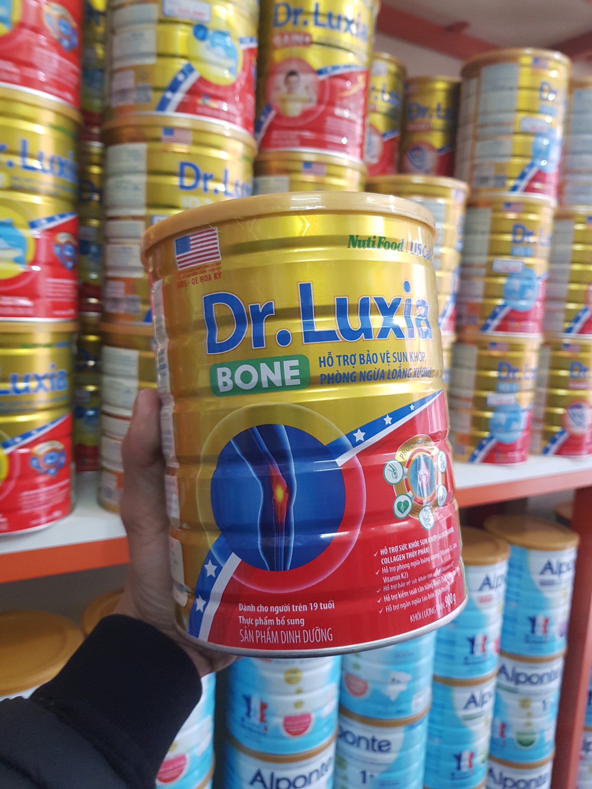 Sữa Dr.Luxia Bone ( bảo vệ sụn khớp. ngăn ngừa loãng xương )date 2024