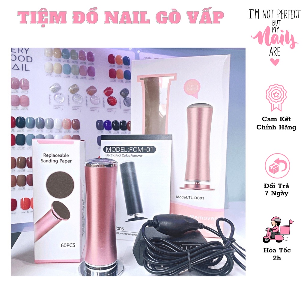 Máy Chà Gót Chân TL - DS01 ( Tặng kèm 60 miếng chà nhám )