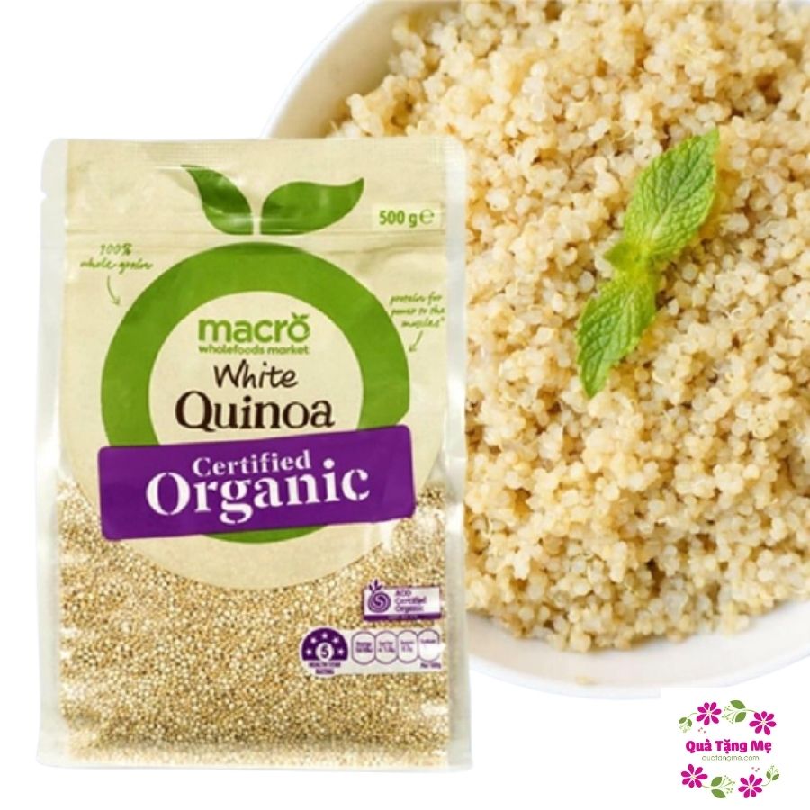 Hạt diêm mạch hữu cơ Macro White Quinoa Organic 500g - Úc