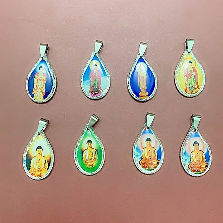 Mặt dây chuyền phật quan âm nhựa