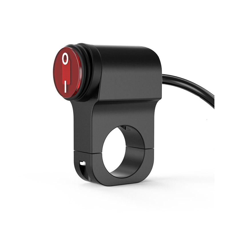 [HCM]Cùm Công Tắc On Off Có Đèn Gắn Ghi Đông