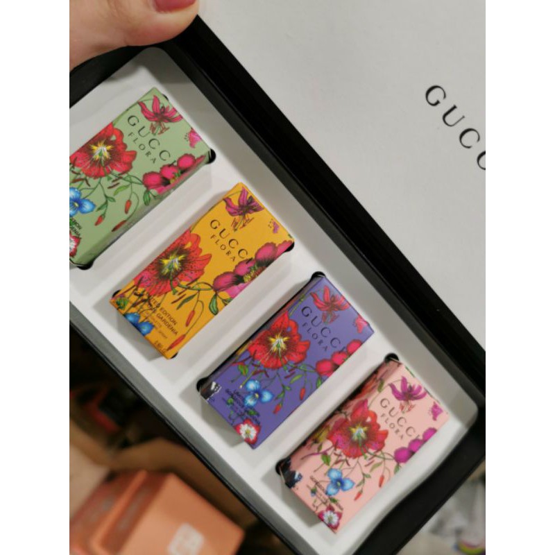 Set Nước Hoa Gucci Flora Mini 4 Màu 5Ml/C