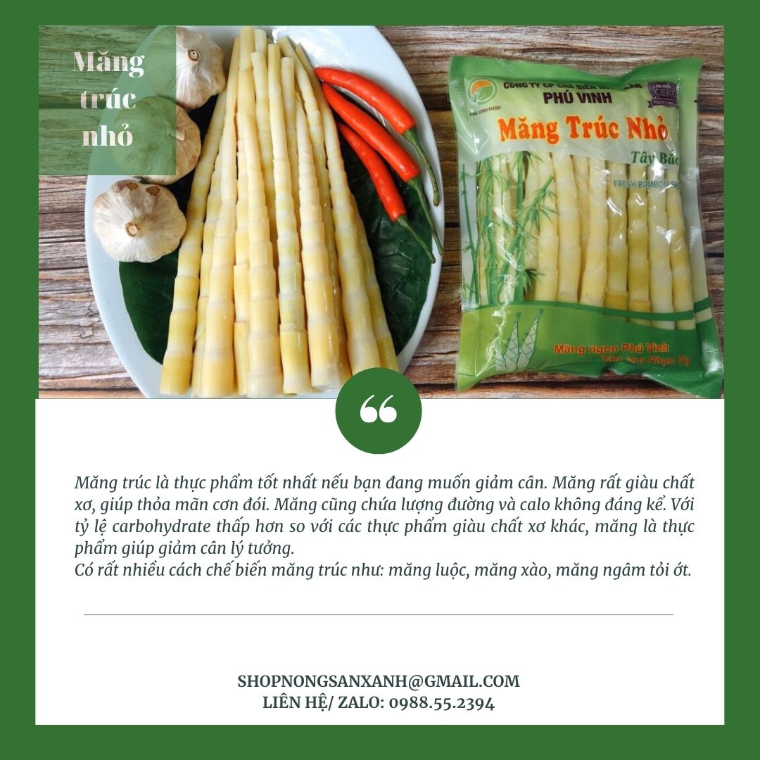 Măng trúc nhỏ Phú Vinh (gói 200g) -00041