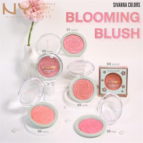 Phấn má Sivanna Colors 8g Blooming Blush HF8102