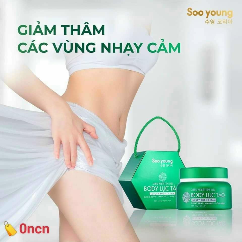 [Chính Hãng] KEM BODY TẢO LỤC SOO YOUNG HÀN
