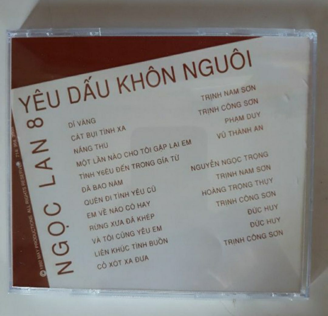 Bộ 4 cd Ngọc Lan 2 Mitsu phono