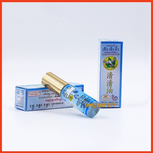 Chai Dầu gió dạng lăn Cheng Cheng Oil 5ml