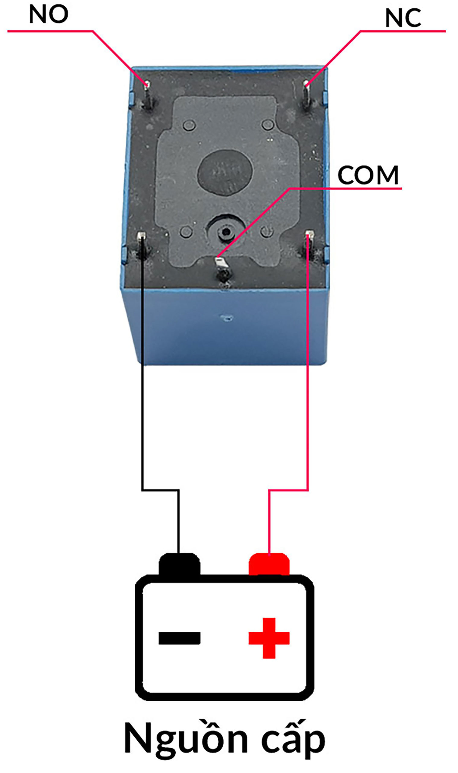 Relay 5VDC 10A - 12VDC 10A SRU 4 chân - SRD 5 chân
