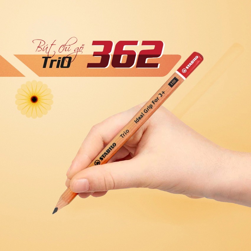 Bút chì phác thảo Jumbo STABILO Trio (PCJ398)