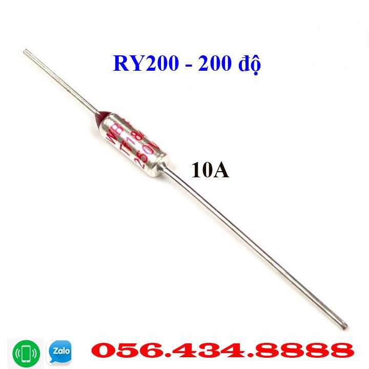[Combo 50 chiếc] Cầu chì nhiệt 200 độ RY-200