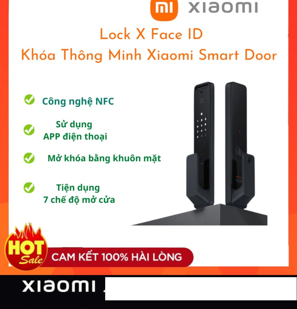 Khóa thông minh nhận diện khuôn mặt Xiaomi Smart Door Lock X Face ID