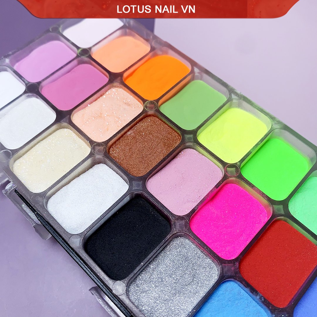 Set bột đắp móng Keystone 24 màu - Made in USA