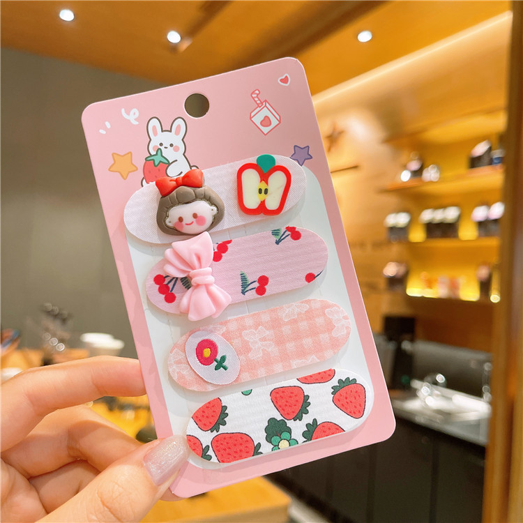 Set 4 Miếng Dán Tóc Mái Dễ Thương Cho Bé Gái bạn gái