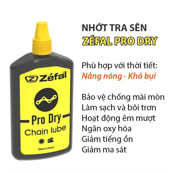 Dầu Tra Xích ZEFAL Dùng Cho Xe Đạp