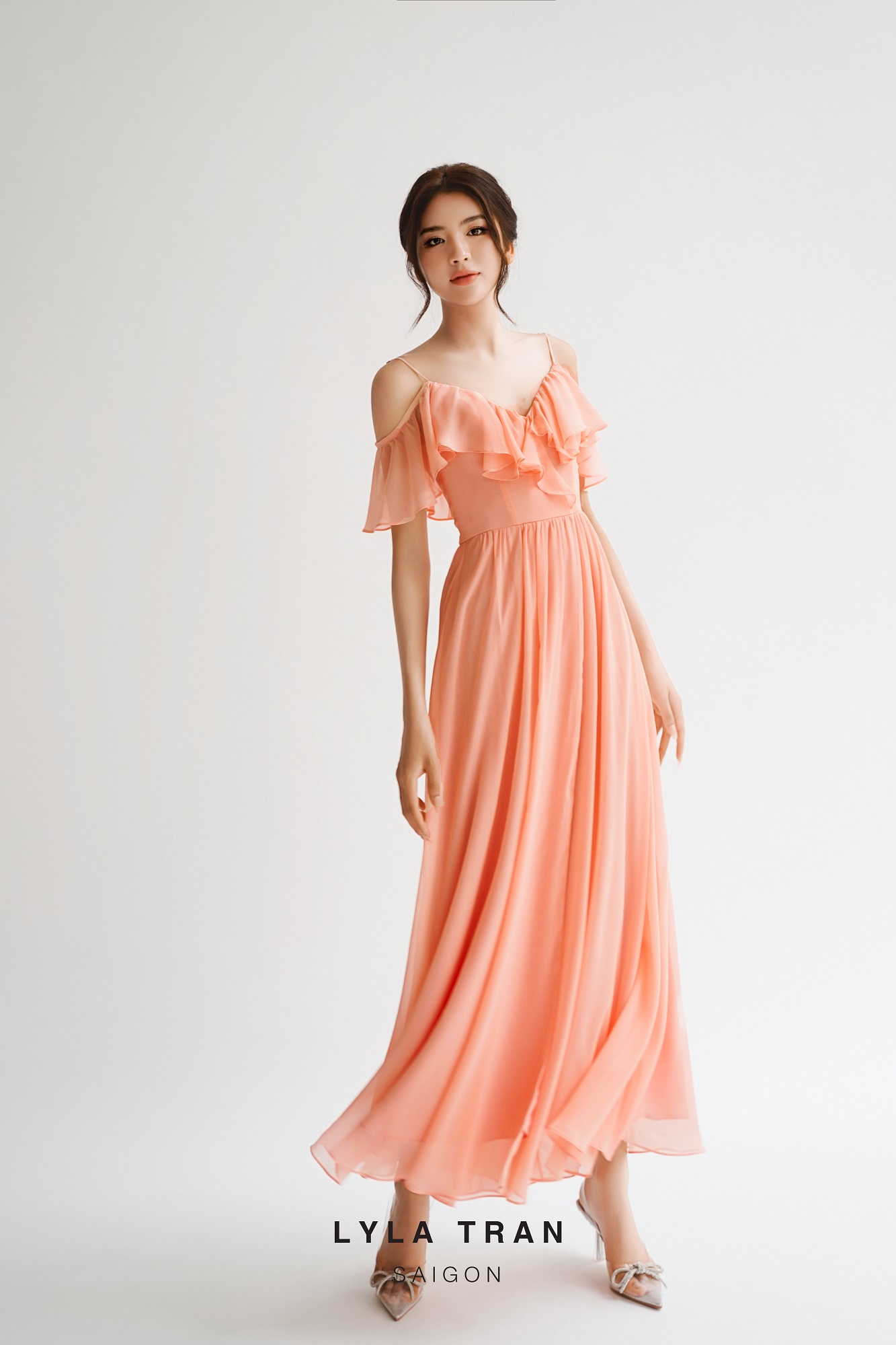 ĐẦM MAXI TRỄ VAI HÒNG (HONEY DRESS)