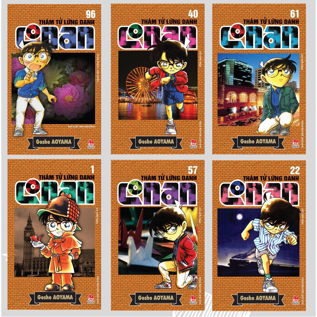 Sách – Thám Tử Lừng Danh CONAN - Combo 5 tự chọn (bộ 100 tập)