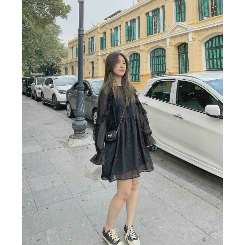 ĐẦM BABYDOLL ĐEN