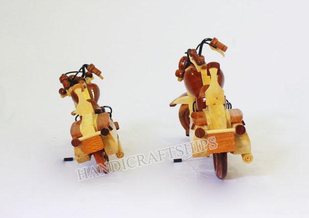 Combo 2 xe Mô tô gỗ (33cm và 26cm)