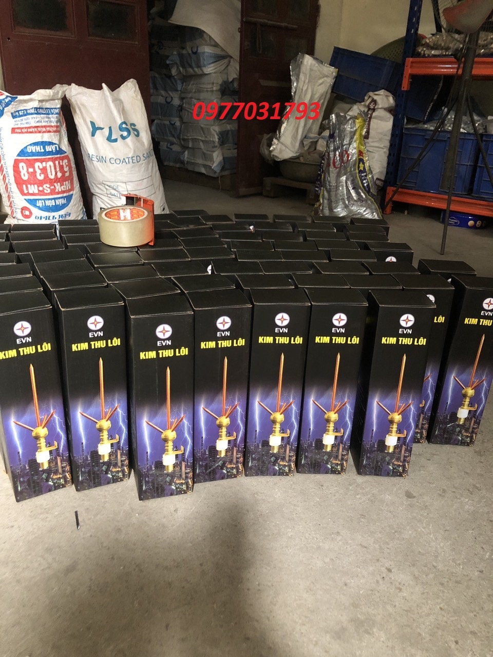 Kim thu sét cổ điển bằng đồng evn ktl - 0520 việt nam